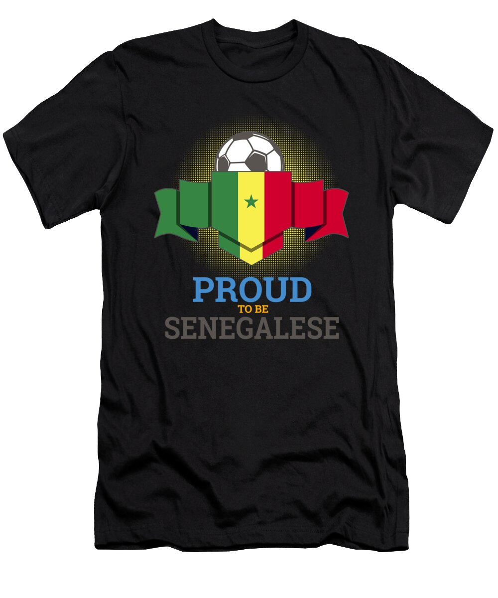 Football Senegalese Senegal Soccer Team Sports Footballer Goalie Rugby Gift Thomas Larch T-Shirt