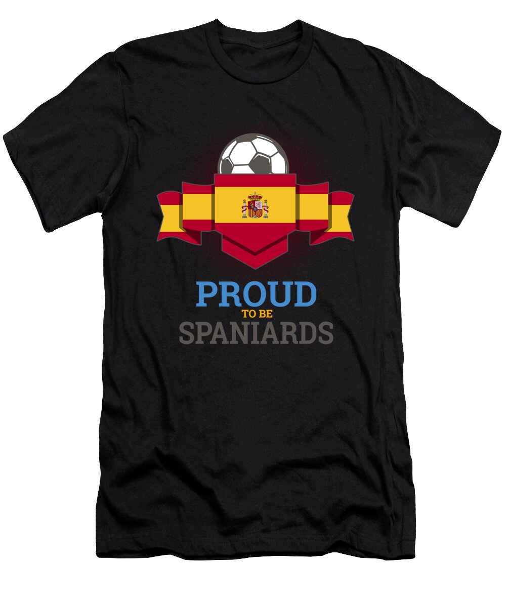 Football Spaniards Spain Soccer Team Sports Footballer Goalie Rugby Gift Thomas Larch T-Shirt