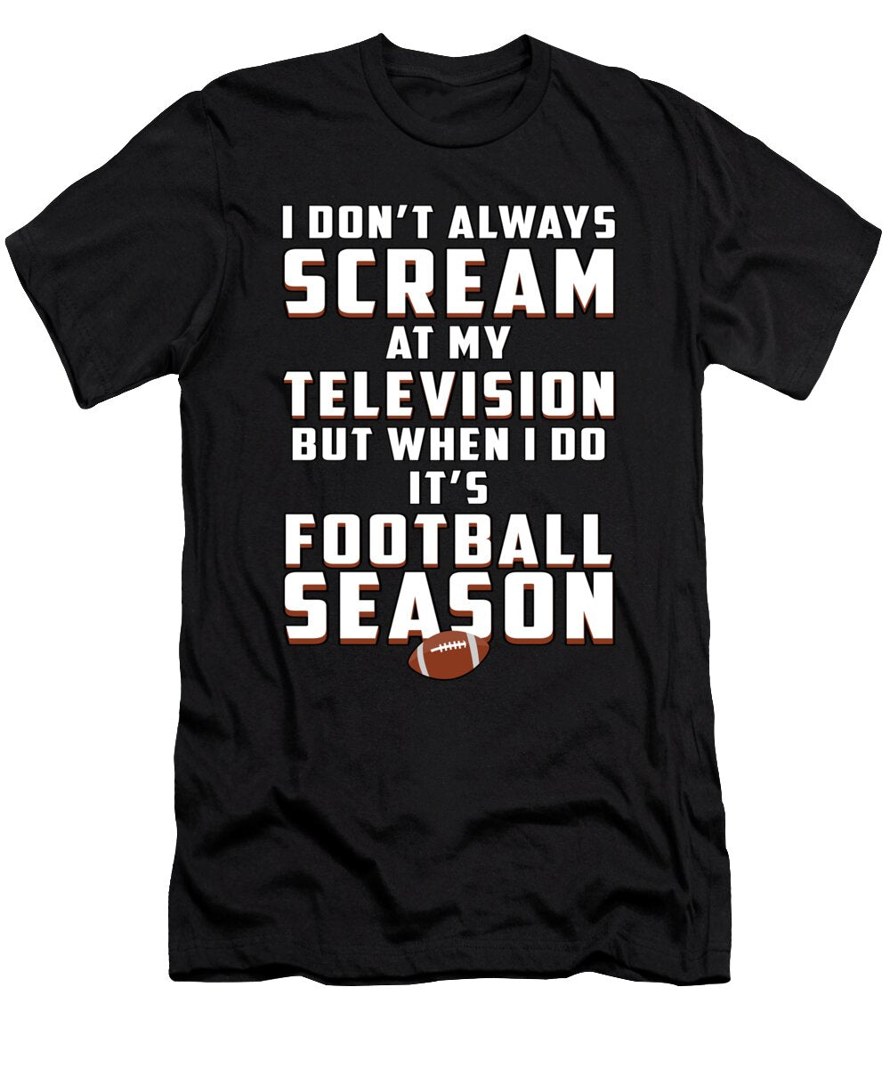 Football Sports Game American Team Funny Gift Idea Tshirtconcepts Marvin Poppe T-Shirt
