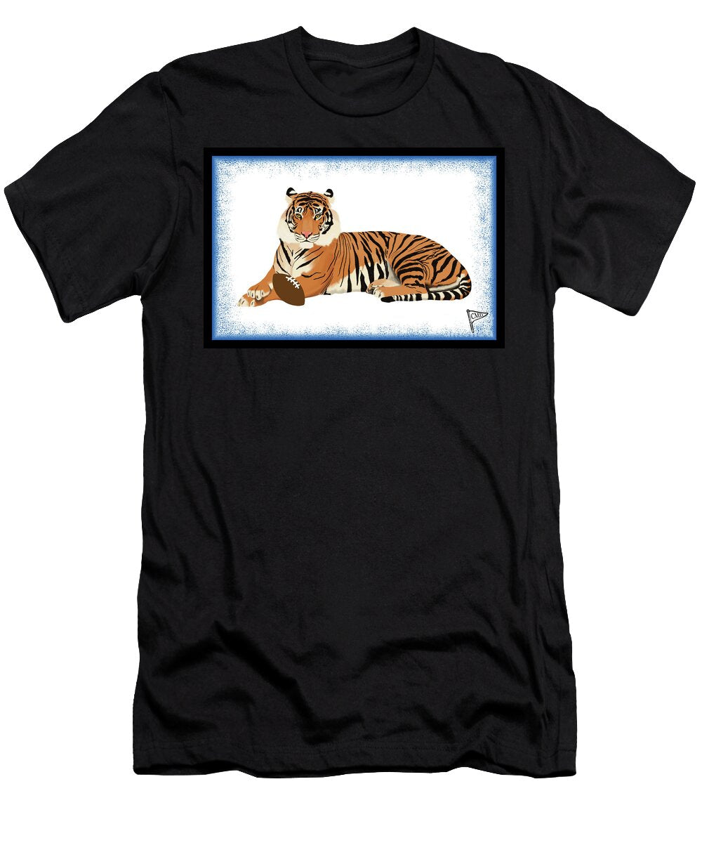 Football Tig Blue College Mascot Designs T-Shirt