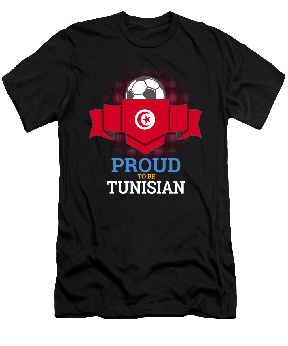 Football Tunisia Tunisians Soccer Team Sports Footballer Goalie Rugby Gift Thomas Larch T-Shirt