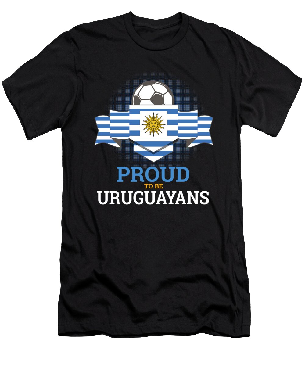 Football Uruguay Uruguayans Soccer Team Sports Footballer Goalie Rugby Gift Thomas Larch T-Shirt