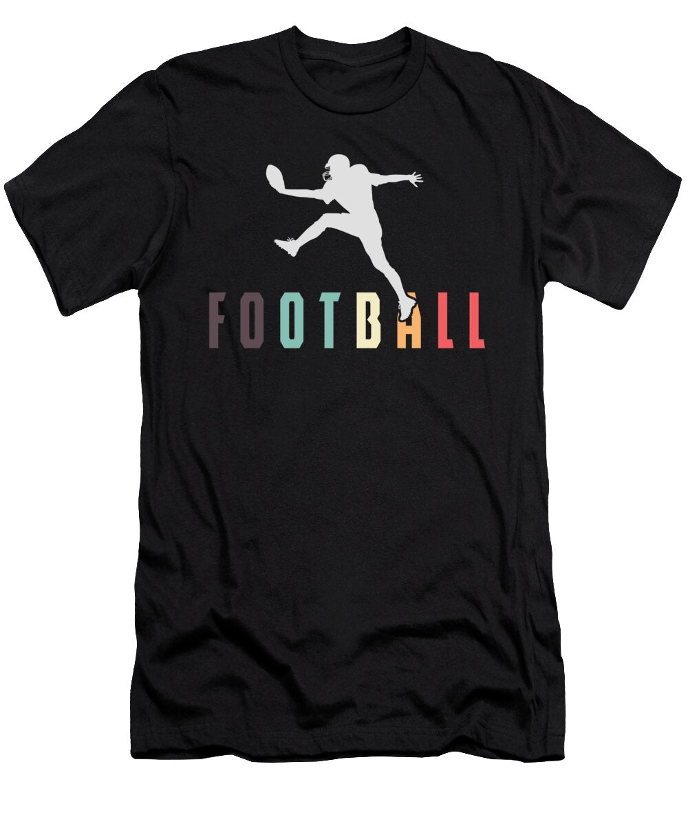 Football Vintage Footballer Players Contact Team Sports Rugger Gift Thomas Larch T-Shirt