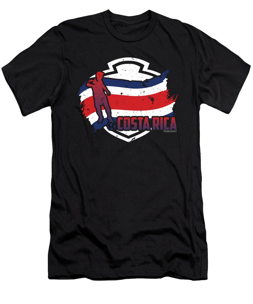 Football Worldcup Costa Rica Costa Rican Soccer Team Sports Footballer Rugby Gift Thomas Larch T-Shirt
