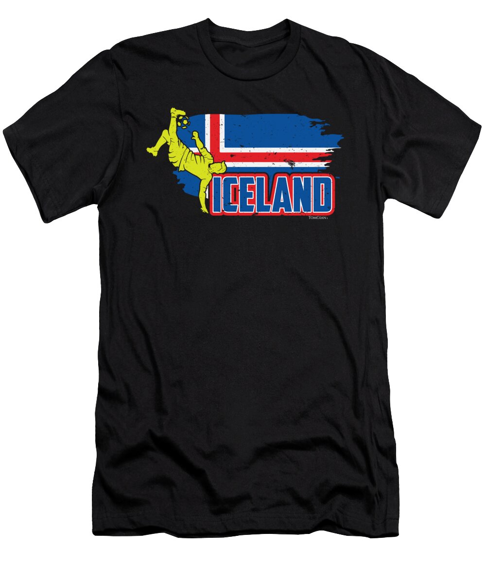 Football Worldcup Iceland Icelanders Soccer Team Sports Footballer Rugby Gift Thomas Larch T-Shirt