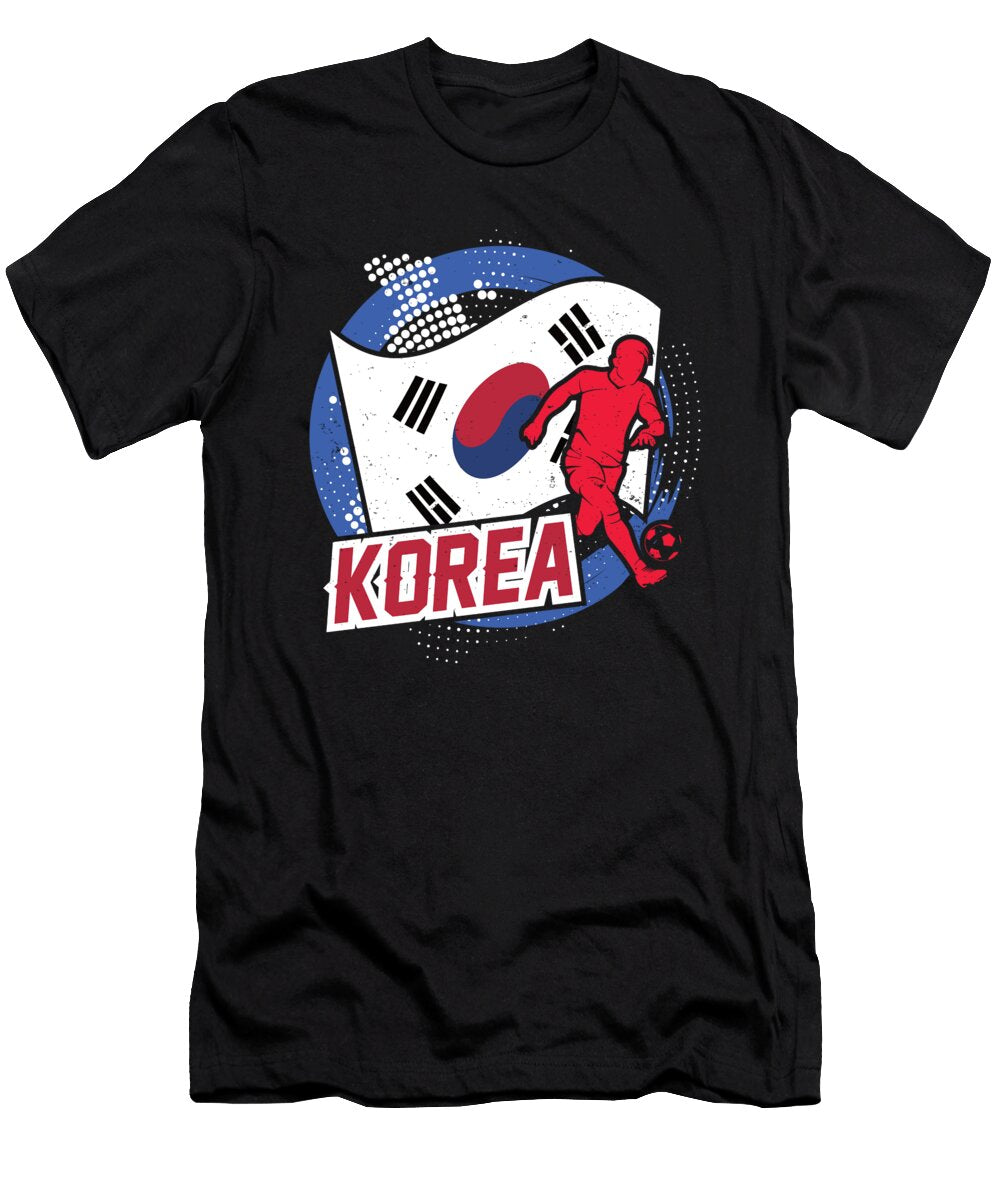 Football Worldcup Korea Korean Soccer Team Sports Footballer Rugby Gift Thomas Larch T-Shirt