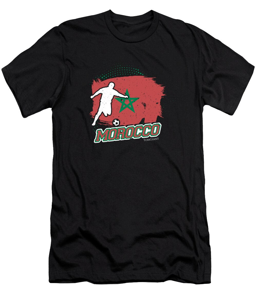 Football Worldcup Morocco Moroccans Soccer Team Sports Footballer Rugby Gift Thomas Larch T-Shirt