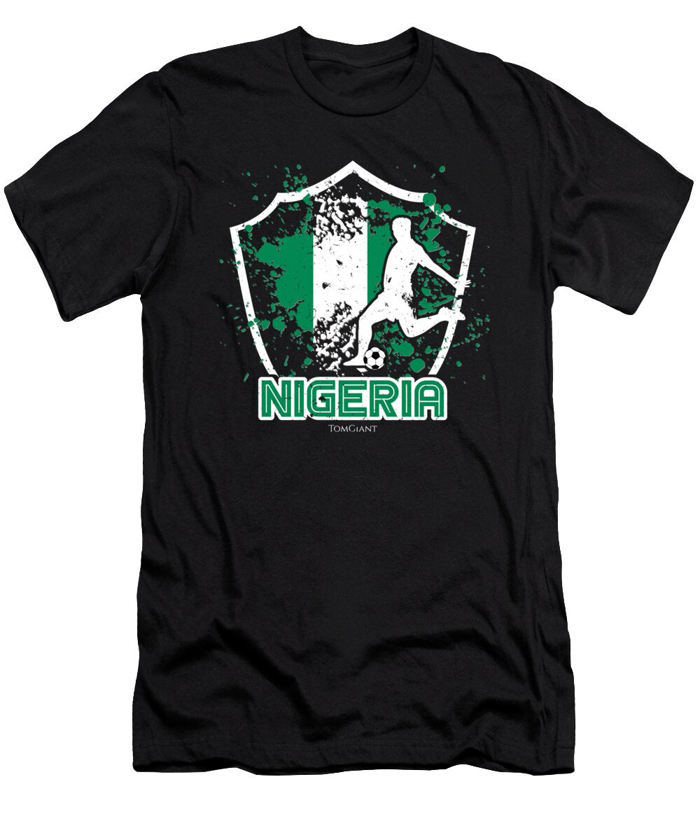 Football Worldcup Nigeria Nigerian Soccer Team Sports Footballer Rugby Gift Thomas Larch T-Shirt