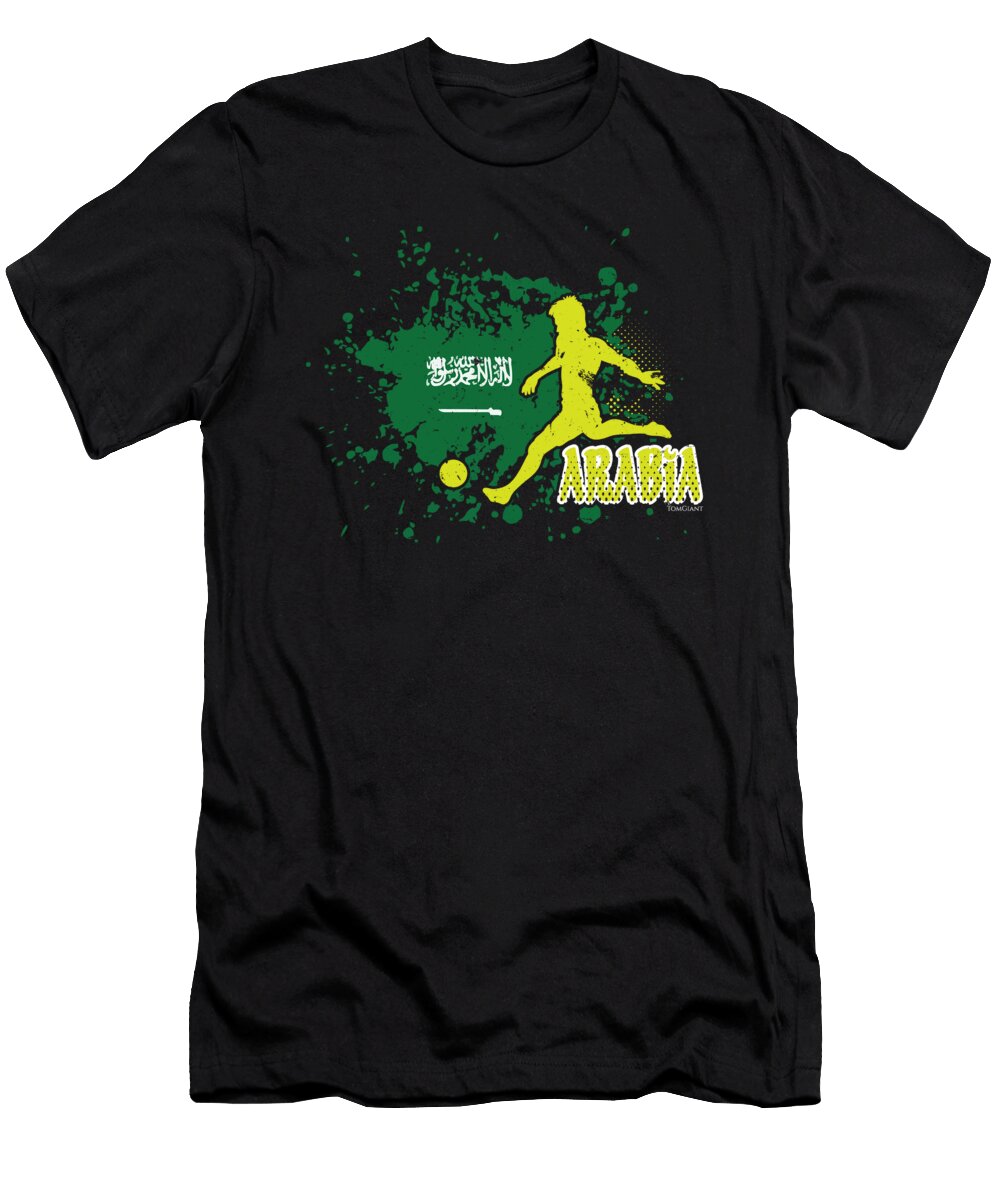Football Worldcup Saudi Arabia Saudis Arabians Soccer Team Sports Footballer Rugby Gift Thomas Larch T-Shirt