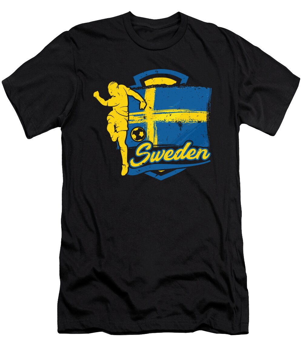 Football Worldcup Sweden Swedes Swedish Soccer Team Sports Footballer Rugby Gift Thomas Larch T-Shirt