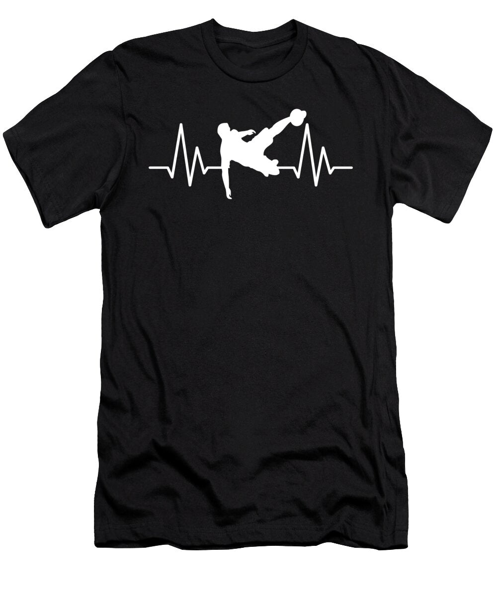 Footballer Heartbeat Steven Zimmer T-Shirt