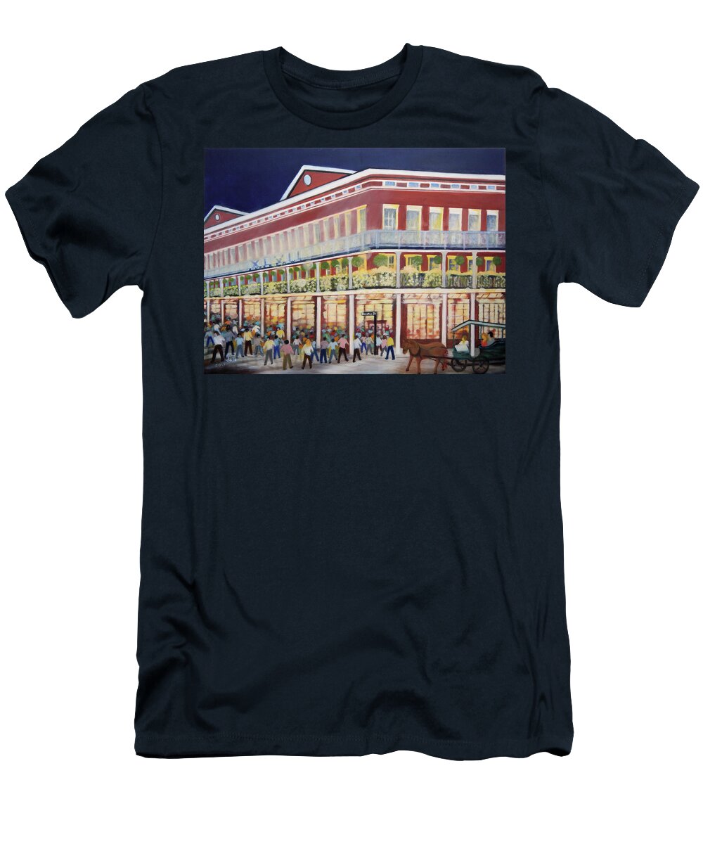 French Quarter Celebrating 47th Super Bowl Douglas Ann Slusher T-Shirt