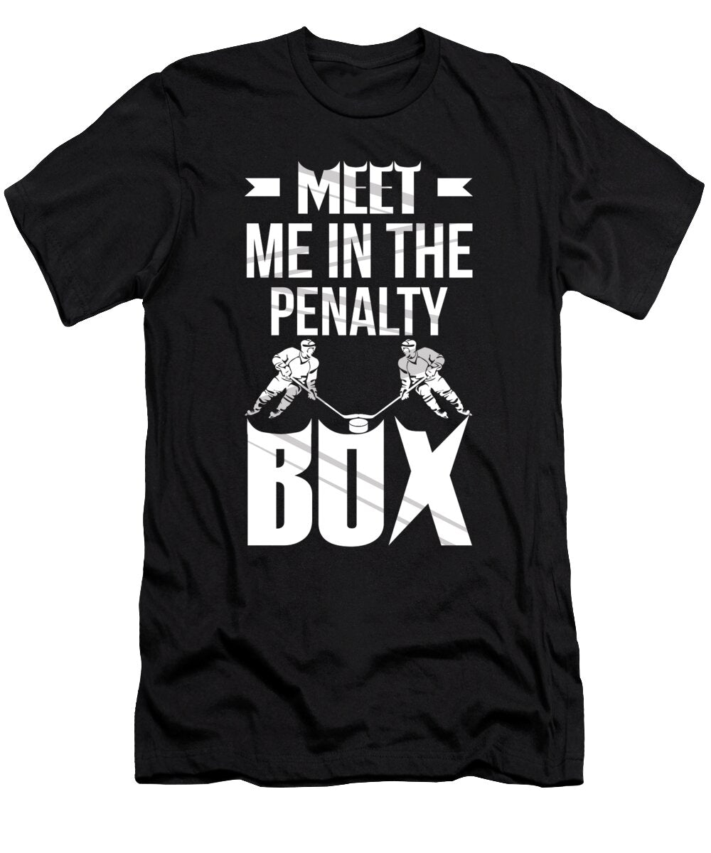Fun Hockey Penalty Box Goalie Hockey Player Eboni Dabila T-Shirt