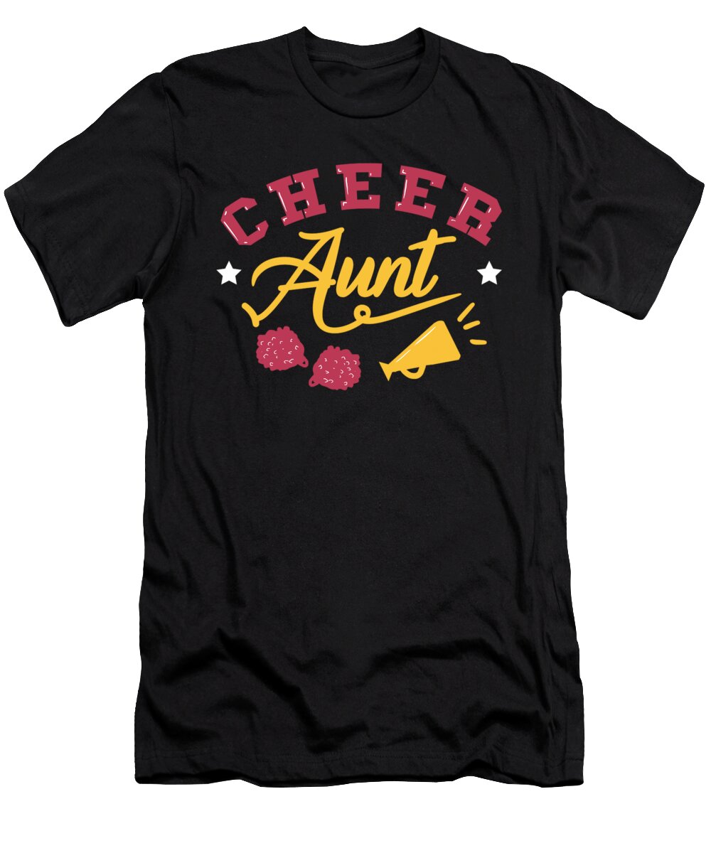 Funny Cheerleader Quote Cheerleading Cheer Aunt Teequeen2603 T-Shirt