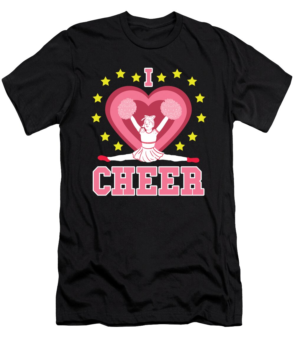 Funny Cheerleader Quote Cheerleading I Love Cheer Teequeen2603 T-Shirt