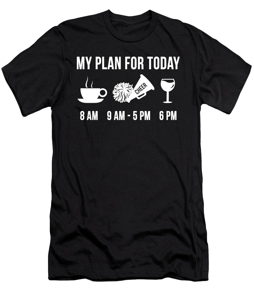 Funny Cricket Athlete Sports My Plan for Today Lukas Davis T-Shirt