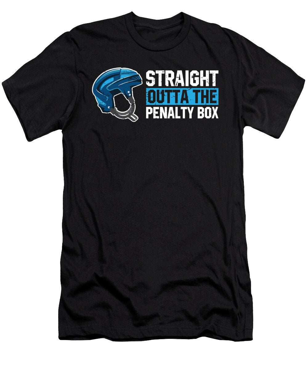 Funny Hockey Enforcer Penalty Box Hockey Eq Designs T-Shirt
