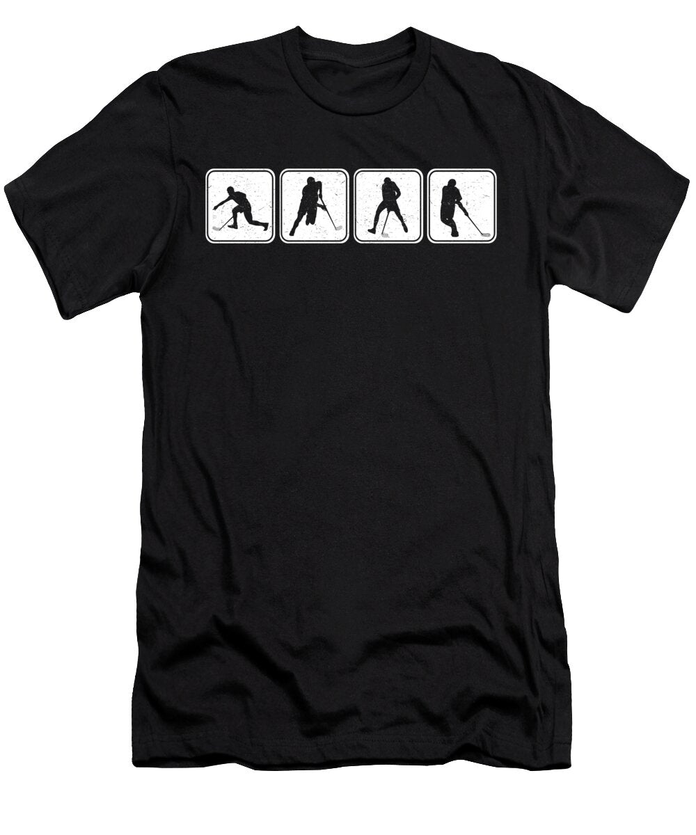 Funny Hockey Fan Gift Ice Hockey Player Kanig Designs T-Shirt