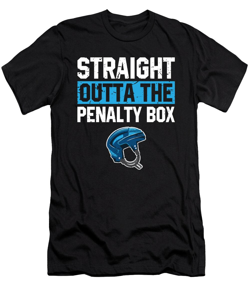 Funny Hockey Gift Penalty Box Ice Hockey Eq Designs T-Shirt
