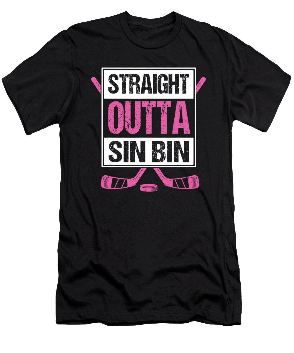 Funny Ice Hockey Player Sin Bin Me T-Shirt