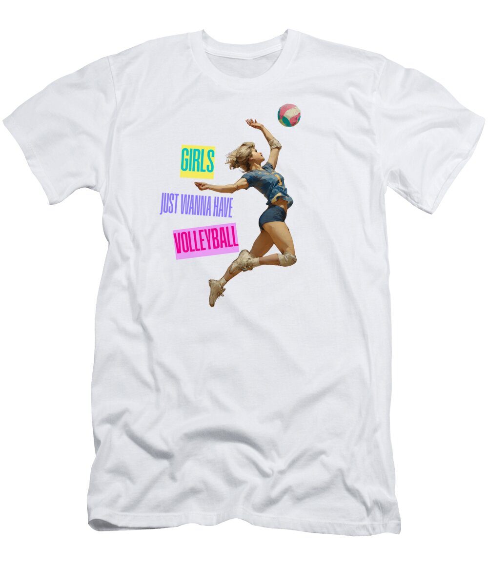 Funny Quote for Volleyball Players and Fans Opposite Hitter Design Dream Stuff T-Shirt