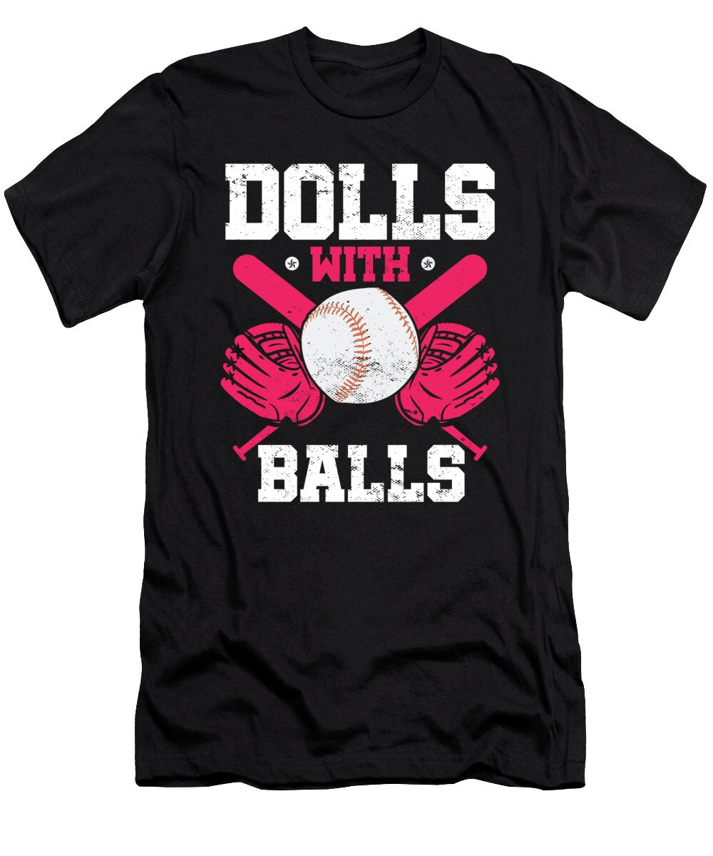 Funny Softball Player Girl Softballer Me T-Shirt