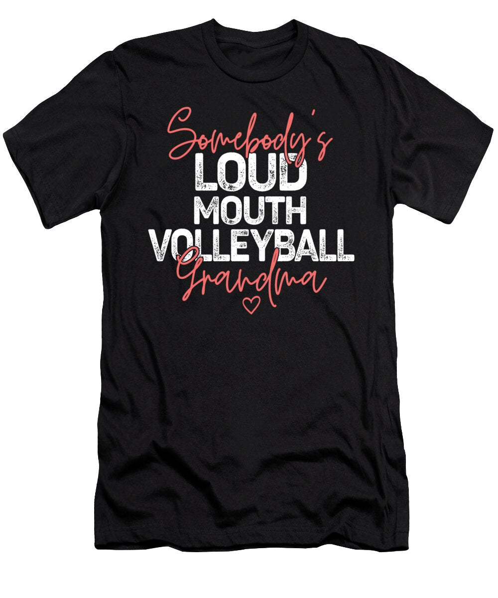Funny Volleyball Grandma Pregnancy Announcement Deon Du Plessis Art T-Shirt