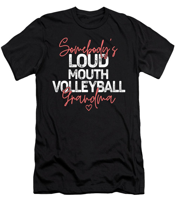 Funny Volleyball Grandma Pregnancy Announcement Deon Du Plessis Art T-Shirt