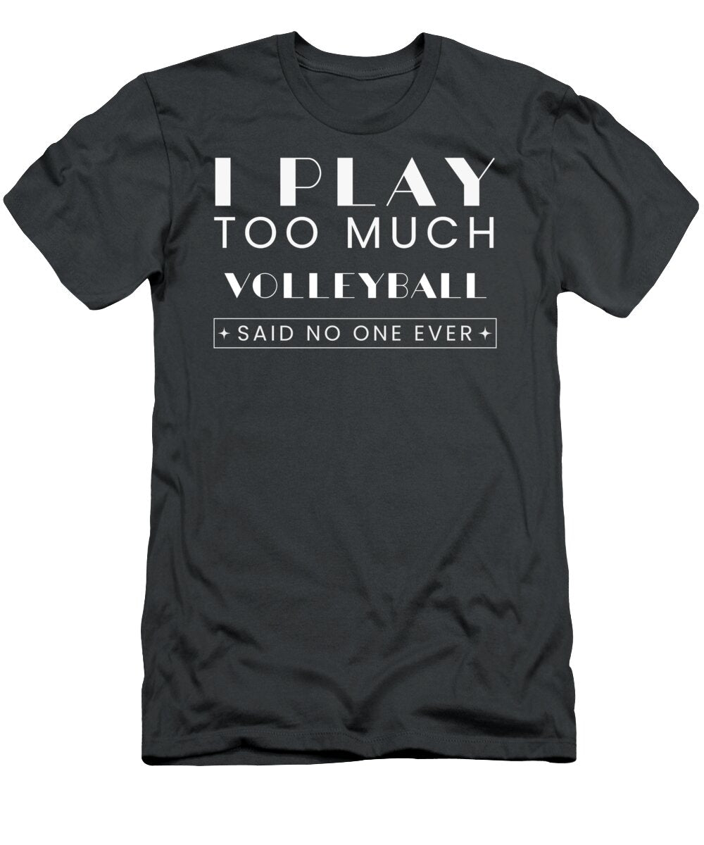 Funny Volleyball Spiking the Humor Meter Awesome Store T-Shirt
