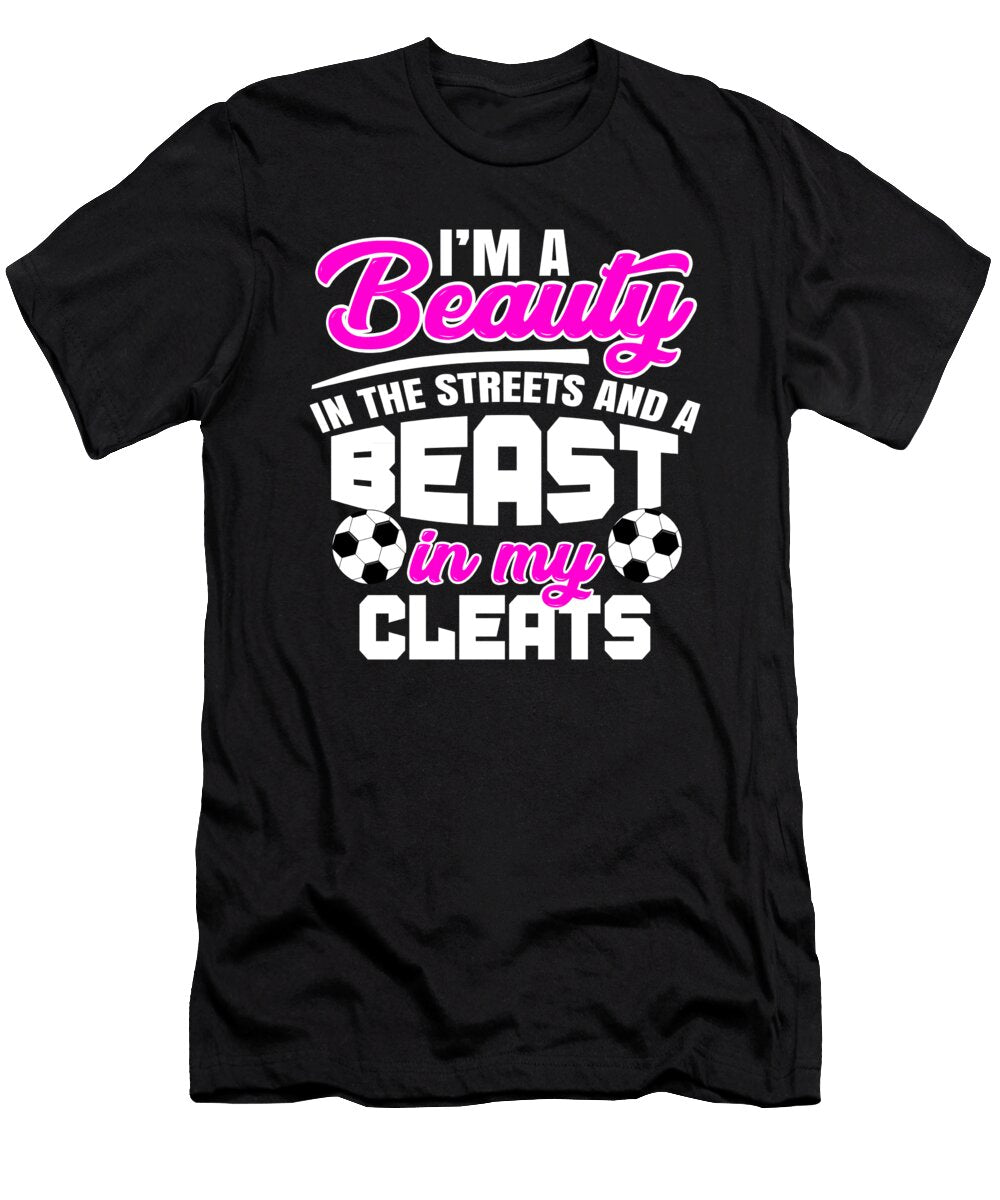 Funny Womens Soccer Team Female Soccer Player Gift Muc Designs T-Shirt