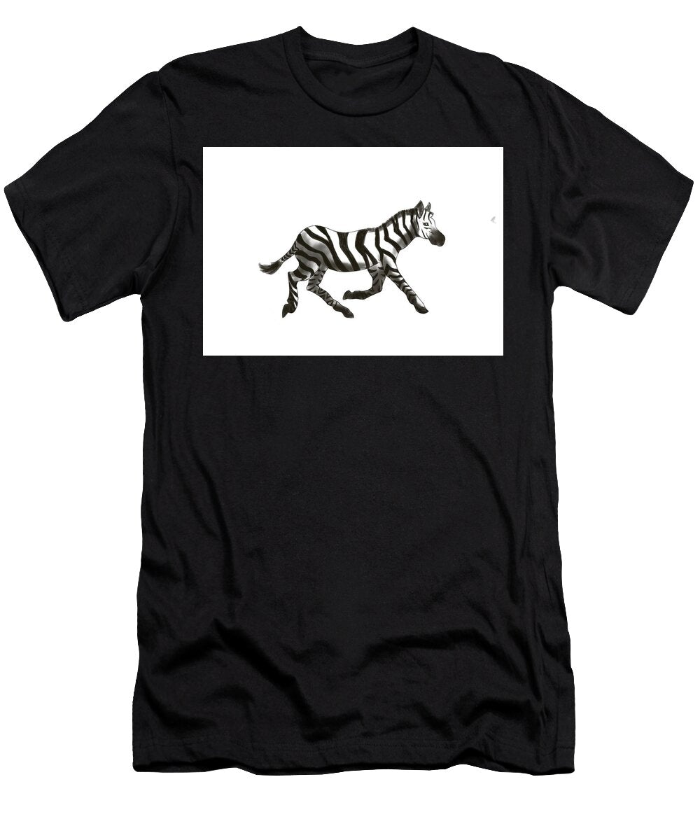 Galloping Zebra Annie Boushee T-Shirt