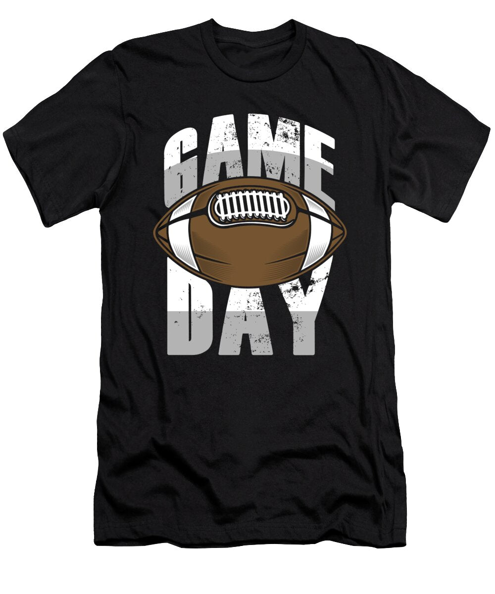 Game Day Rugby Ball American Football Player Gift Thomas Larch T-Shirt