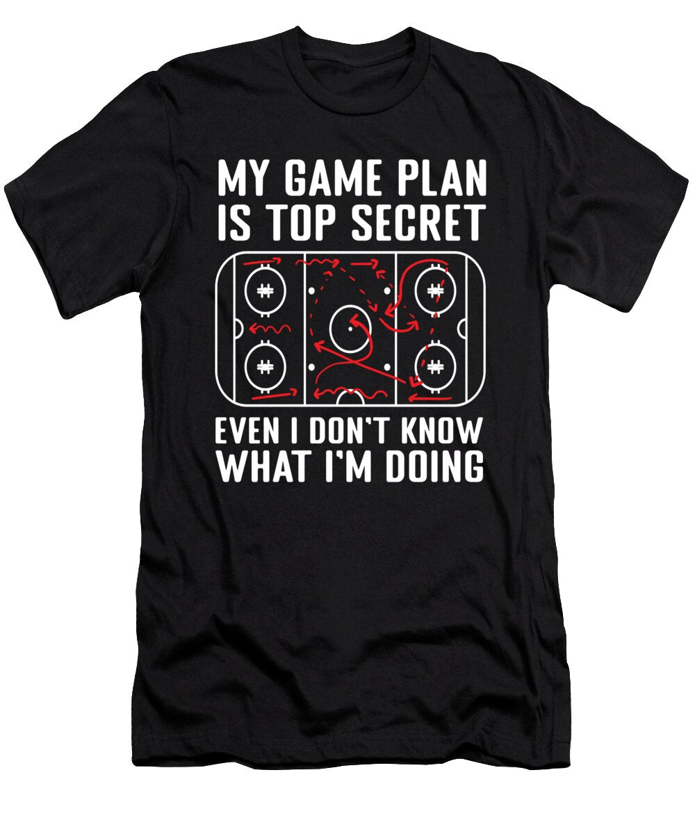 Game Plan Funny Ice Hockey Coach Me T-Shirt