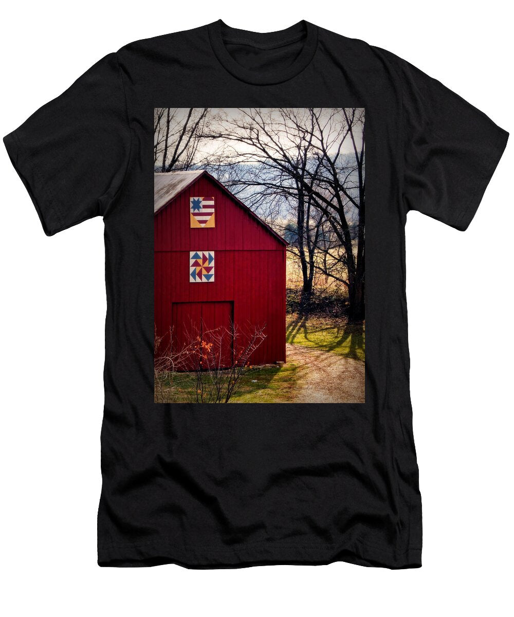 Gasconade Double Quilt Barn Cricket Hackmann T-Shirt