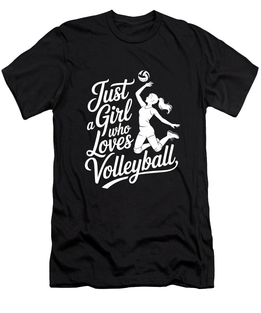 Girl Who Loves Volleyball Joanna Redesiuk T-Shirt