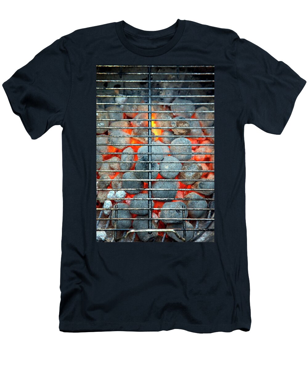 Glowing Hot Charcoal Briquettes Petr Gross T-Shirt