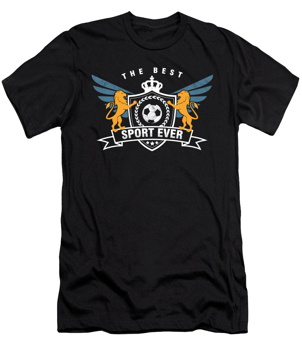 Goalie Football Players Team Sports Gift the Best Sport Ever Soccer Ball Thomas Larch T-Shirt
