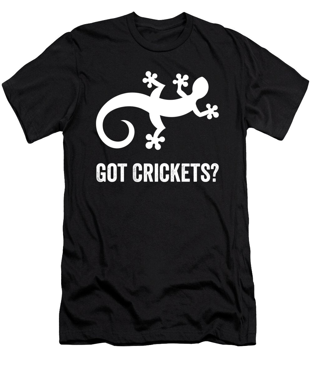 Got Crickets Funny Lizard Crypto Keeper T-Shirt