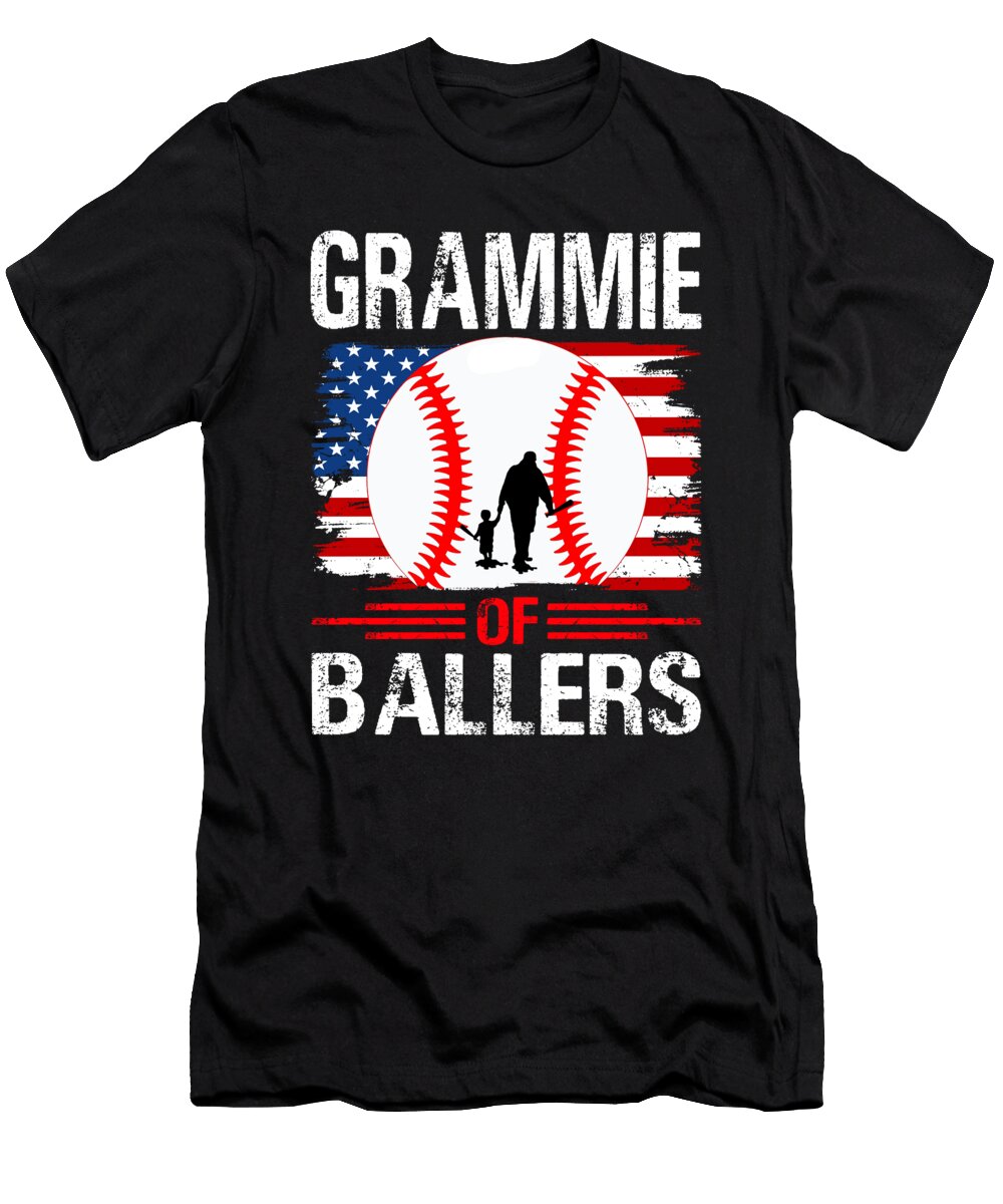 Grammie of Ballers Baseball Dhbubble T-Shirt