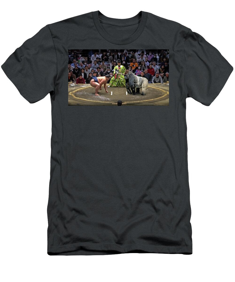 Grand Sumo Gorilla Monsoon Brian Wallace T-Shirt