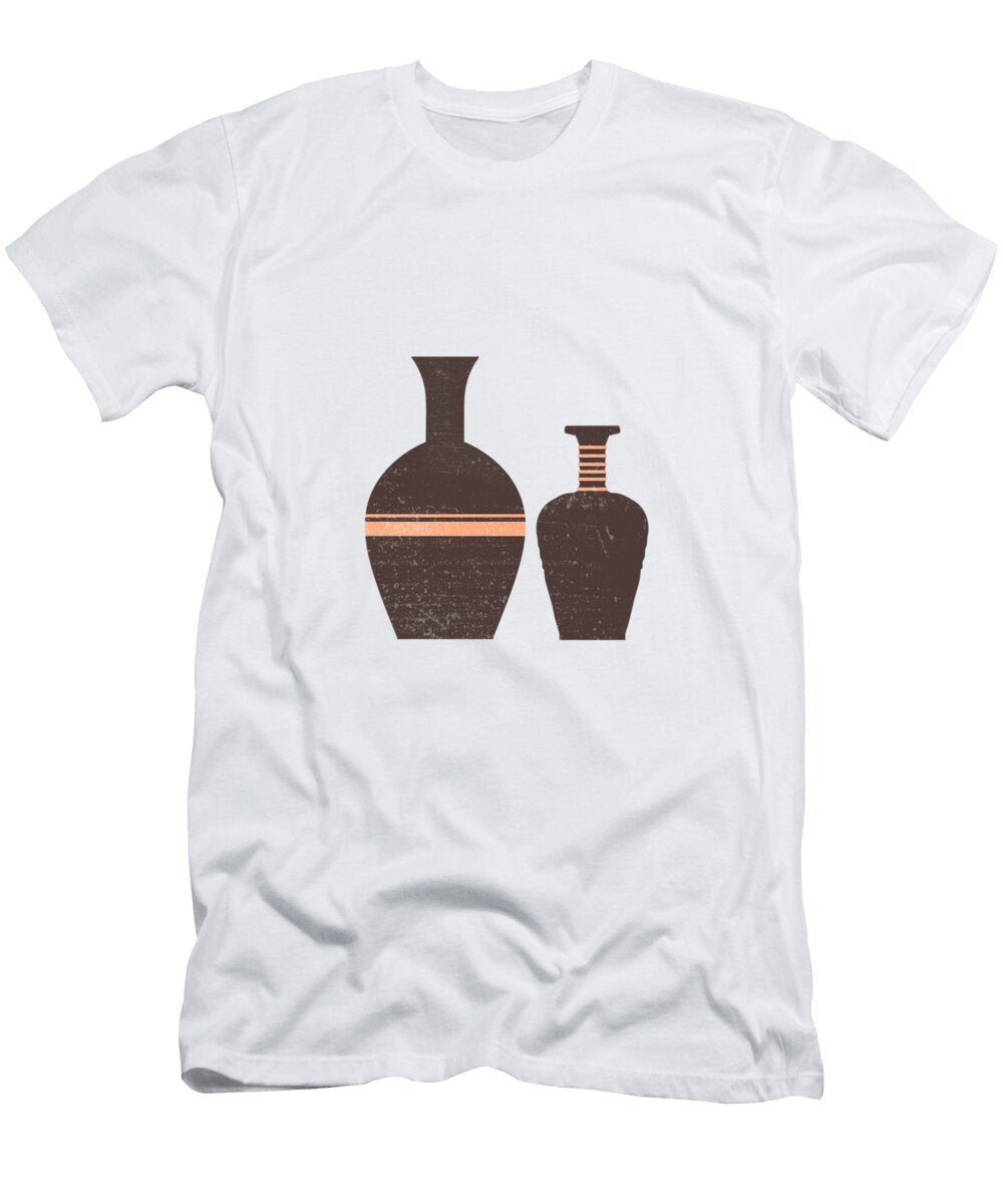 Greek Pottery 31 Hydria Terracotta Series Modern Contemporary Minimal Abstract Seal Brown Studio Grafiikka T-Shirt