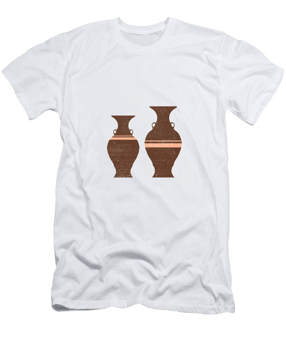 Greek Pottery 38 Hydria Terracotta Series Modern Contemporary Minimal Abstract Auburn Studio Grafiikka T-Shirt