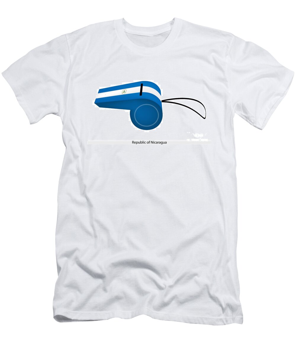 Green Whistle of the Republic of Nicaragua Iam Nee T-Shirt