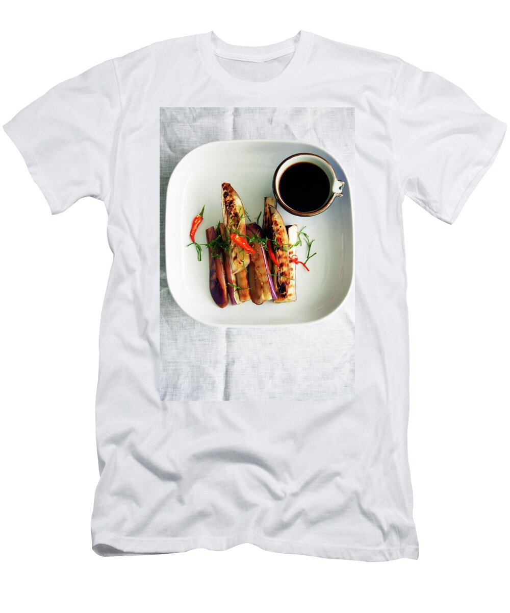 Grilled Aubergines with Chilli and Soy Sauce Chopstickdiner T-Shirt