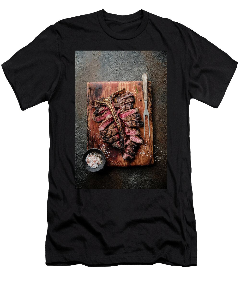Grilled Beef T Bone Steak Monika Pazdej T-Shirt