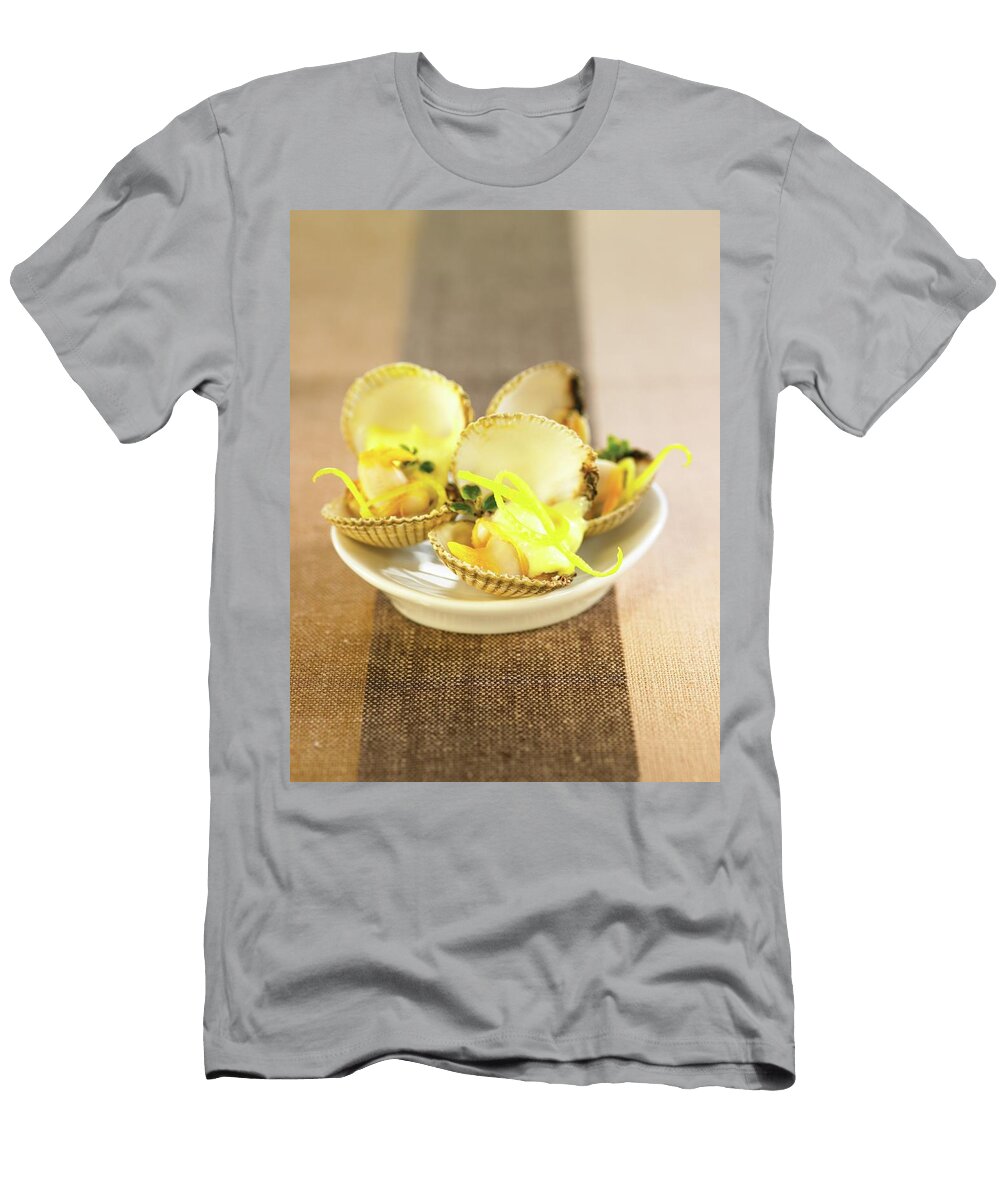 Grilled Cockles with Lemon Mousse Lawton T-Shirt