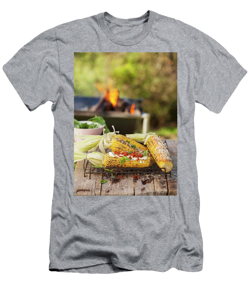 Grilled Corn Cobs with Various Accompaniments Great Stock T-Shirt