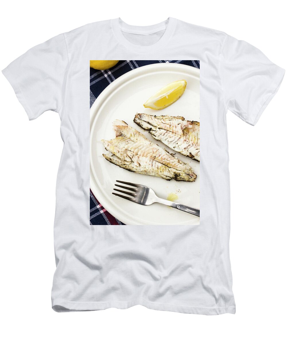 Grilled Fish with Lemon Alice Del Re T-Shirt