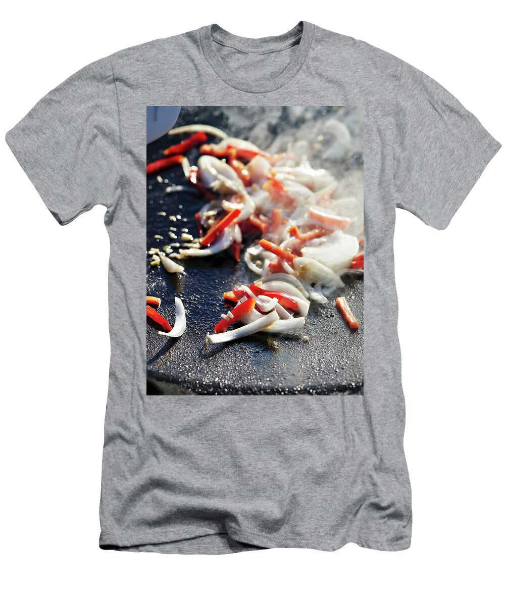 Grilled Onions and Peppers for a Winter Picnic Hannah Kompanik T-Shirt