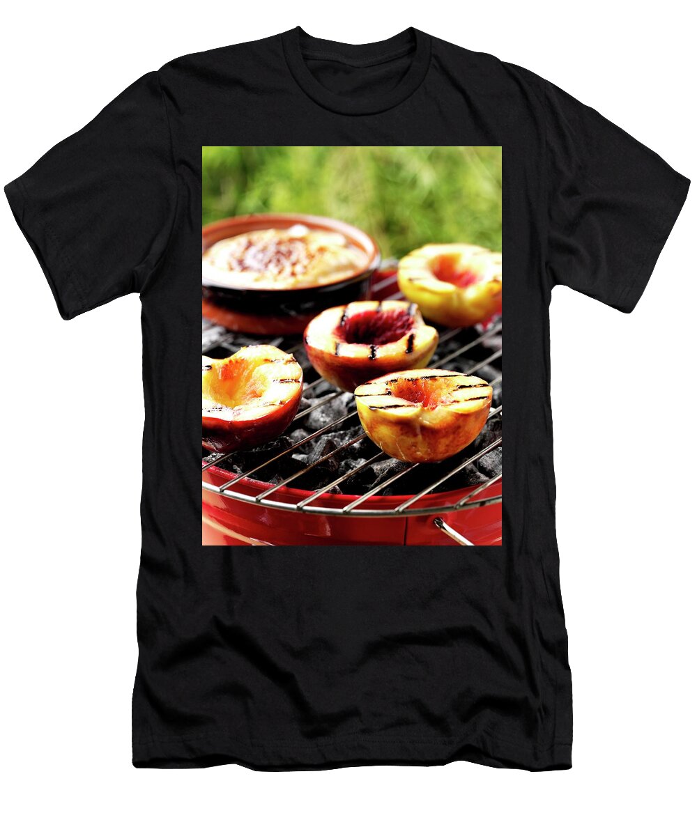 Grilled Peaches Joff Lee Studios T-Shirt